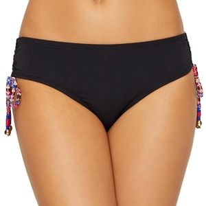 Anne Cole Stevie Stripe Side Tie Bikini Bottom